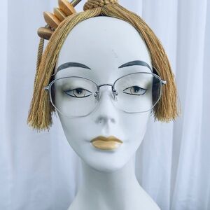 Karen walker silver eyeglasses